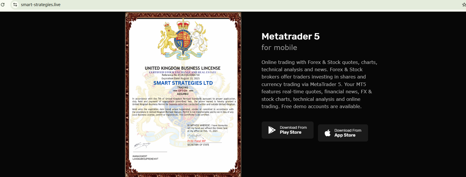 SMART STRATEGIES SCAM